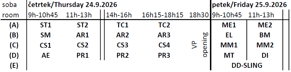 urnik/schedule